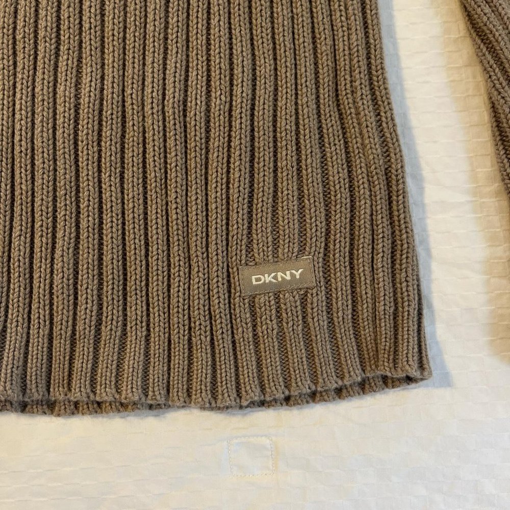 DKNY Women's Brown Y2K sweater Jumper S - Picture 3 of 4
